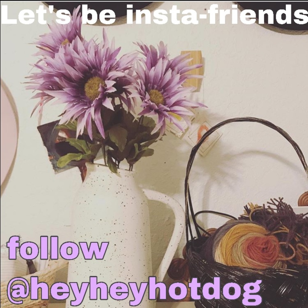 Follow me on IG for dibs.
